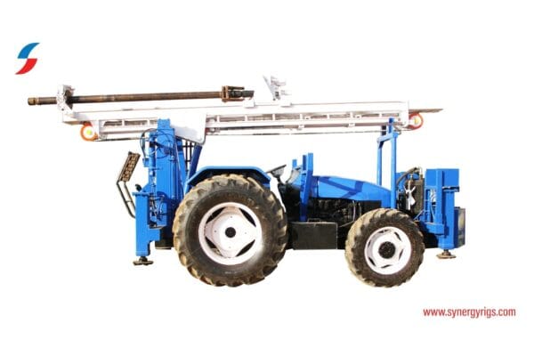 tractor mounted borewell rig machine