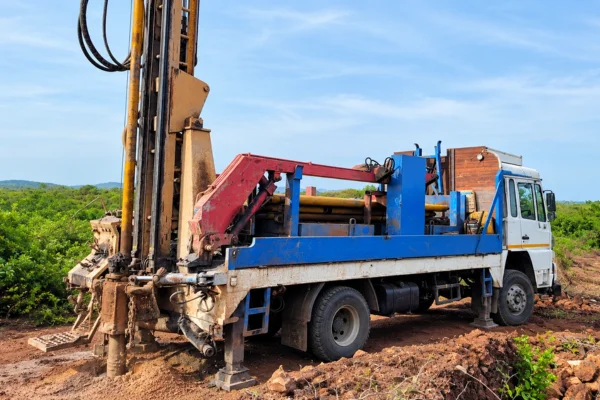 Agricultural Drilling Equipment Setup